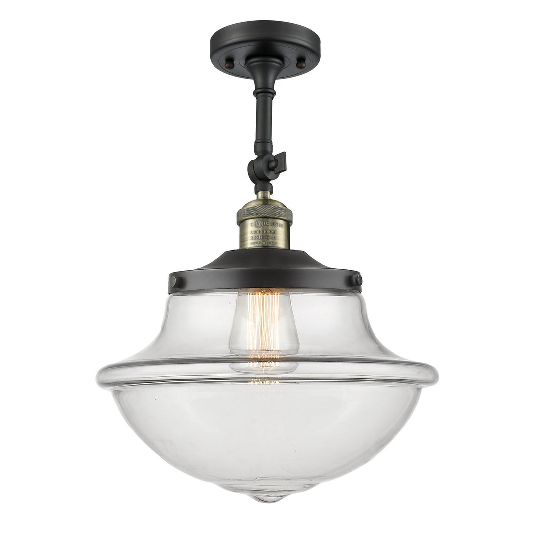 Innovations Franklin Restoration 201F-BAB-G542-LED Ceiling Light - Black Antique Brass