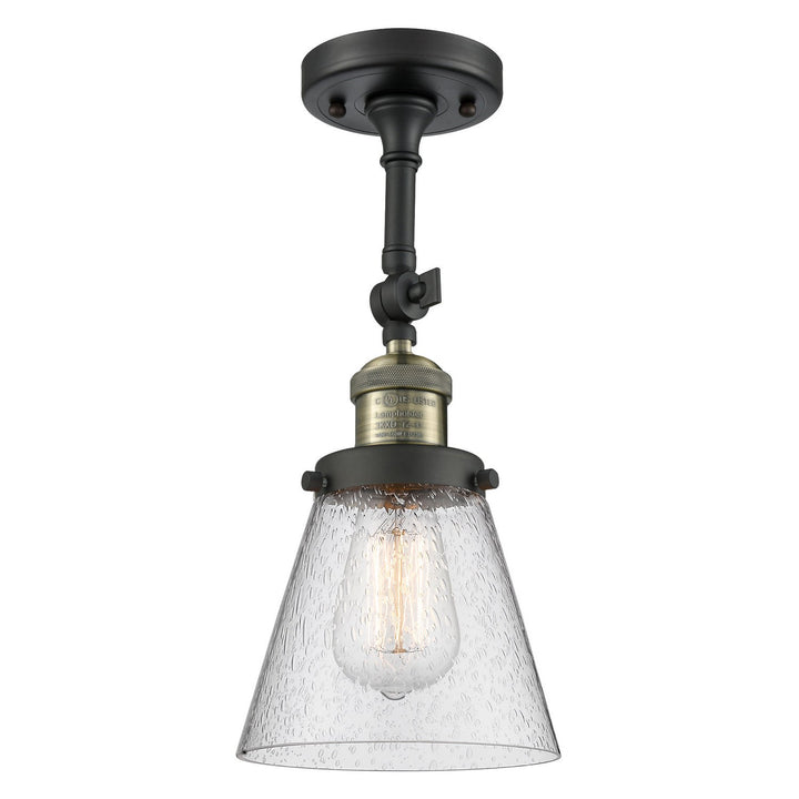 Innovations Franklin Restoration 201F-BAB-G64 Ceiling Light - Black Antique Brass