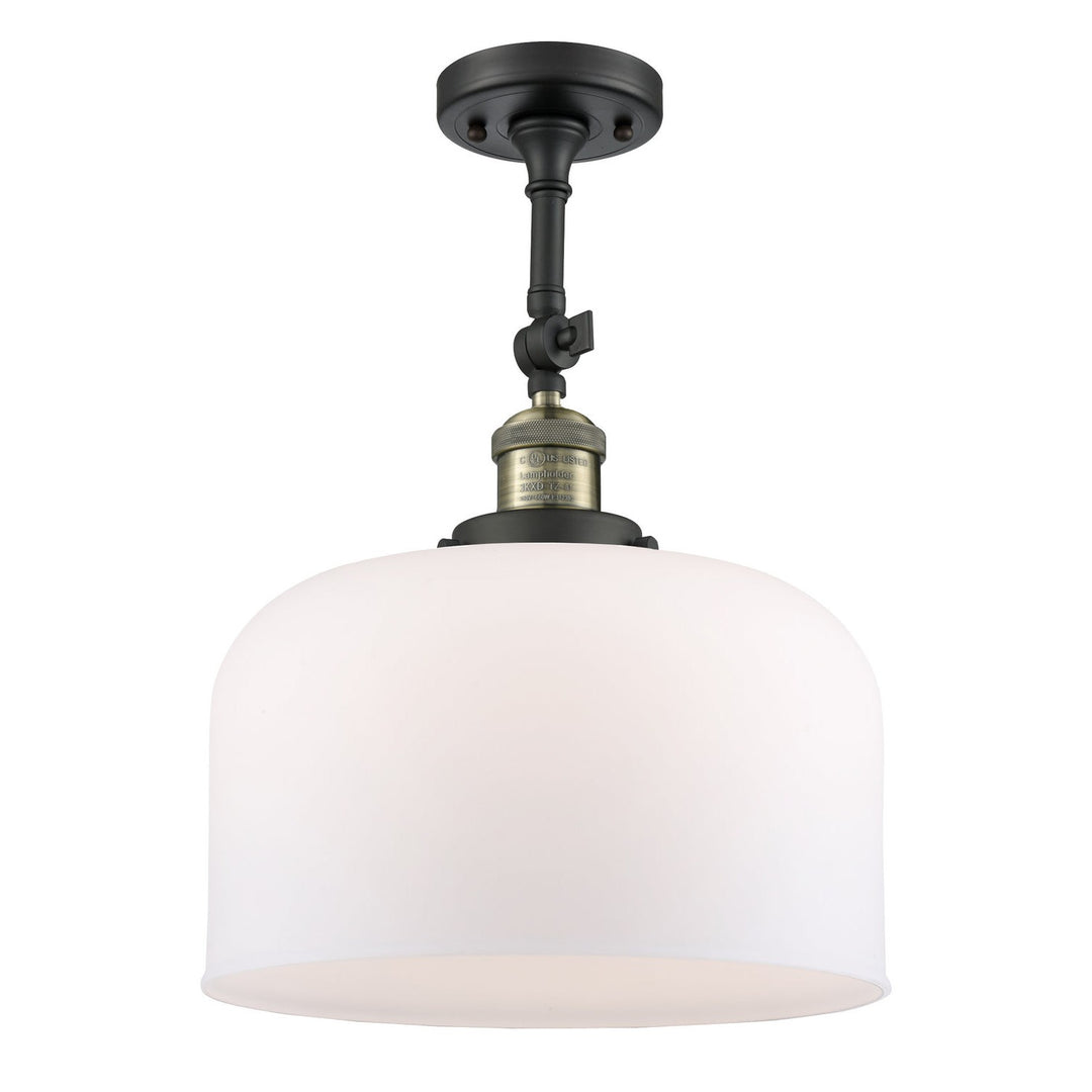 Innovations Franklin Restoration 201F-BAB-G71-L-LED Ceiling Light - Black Antique Brass