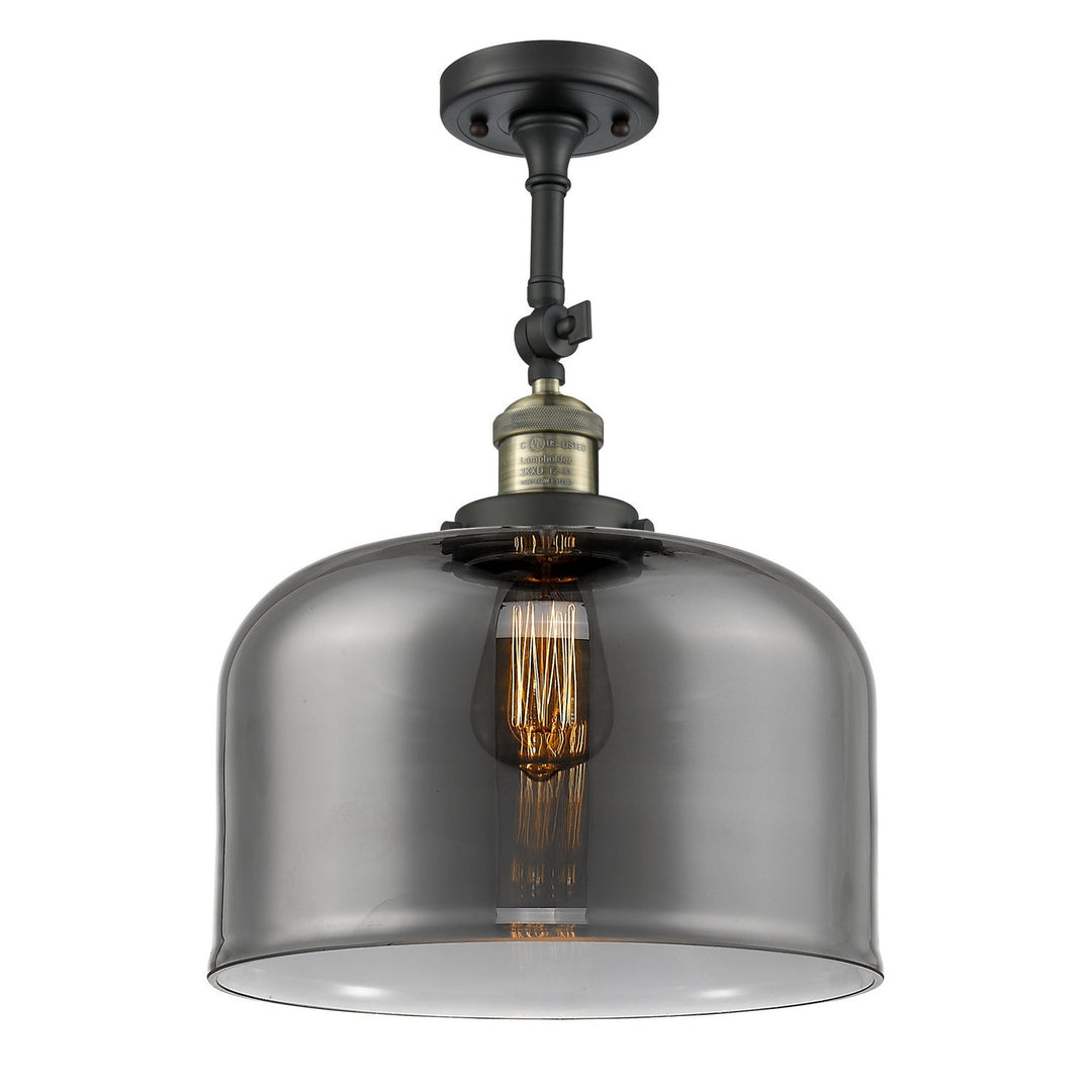 Innovations Franklin Restoration 201F-BAB-G73-L Ceiling Light - Black Antique Brass