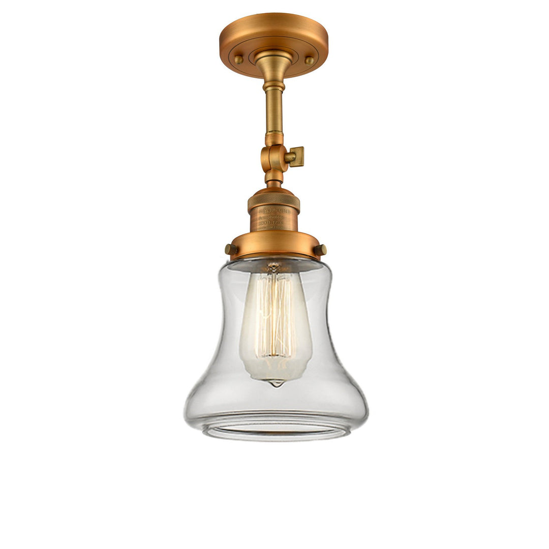 Innovations Franklin Restoration 201F-BB-G192-LED Ceiling Light - Brushed Brass