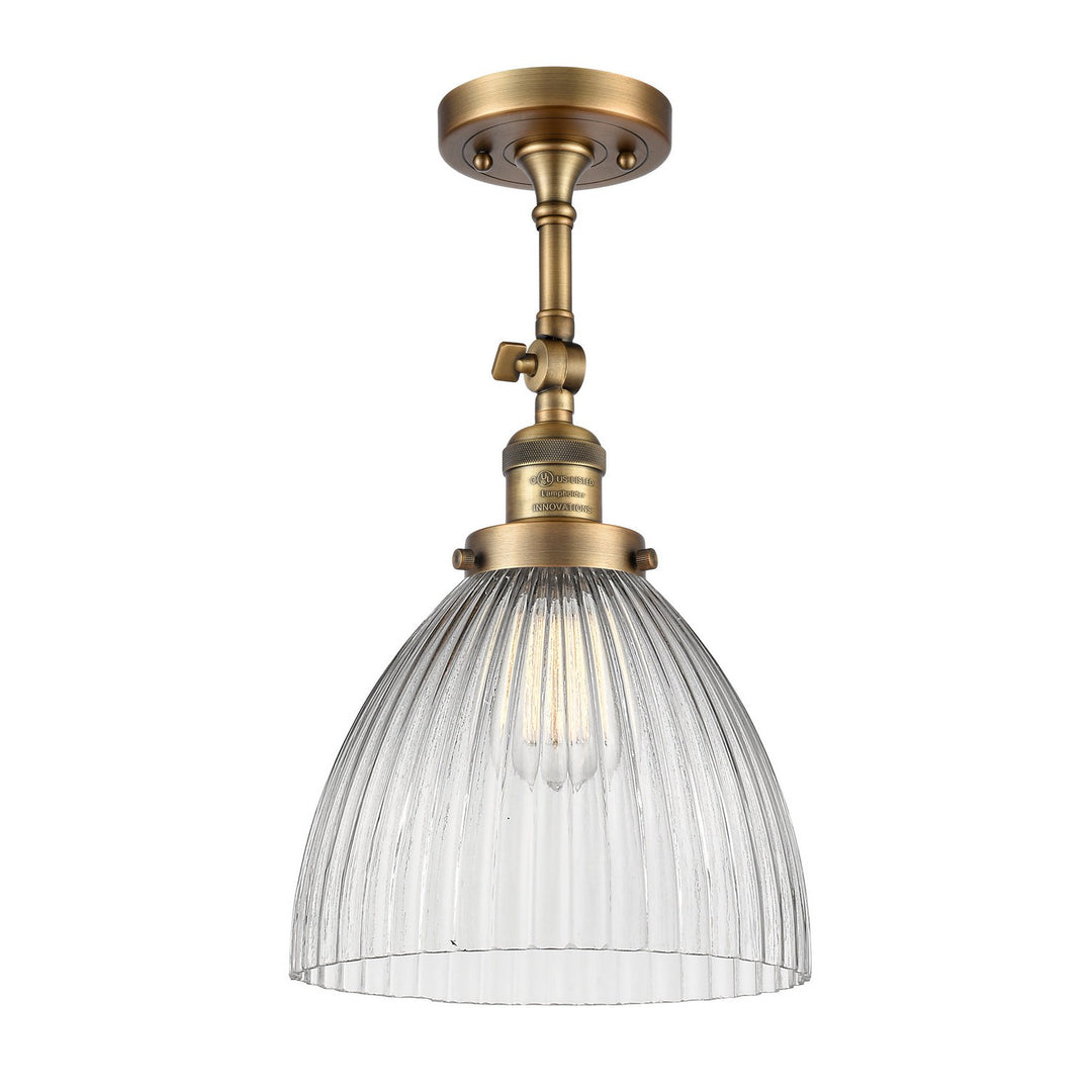 Innovations Franklin Restoration 201F-BB-G222-LED Ceiling Light - Brushed Brass