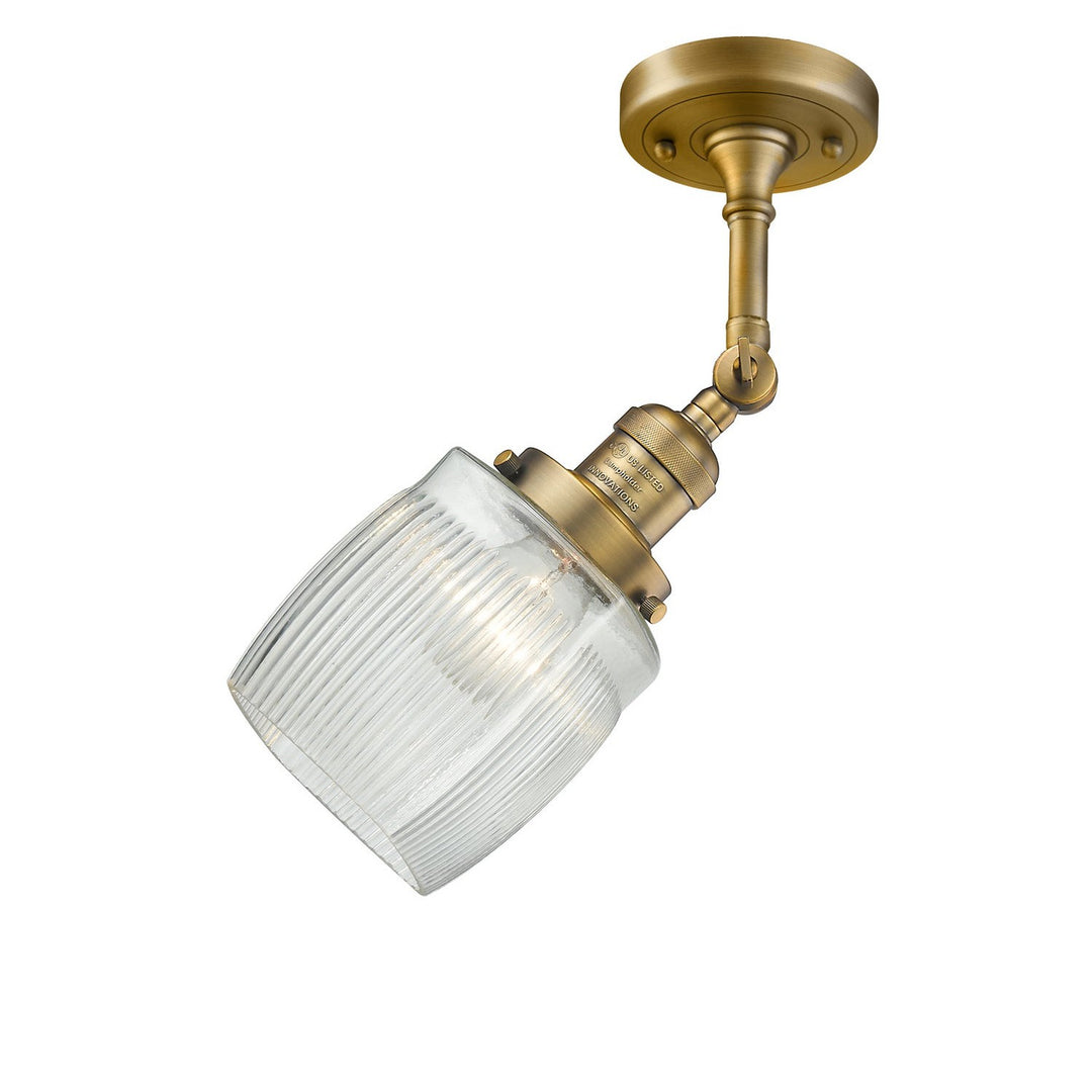 Innovations Franklin Restoration 201F-BB-G302 Ceiling Light - Brushed Brass