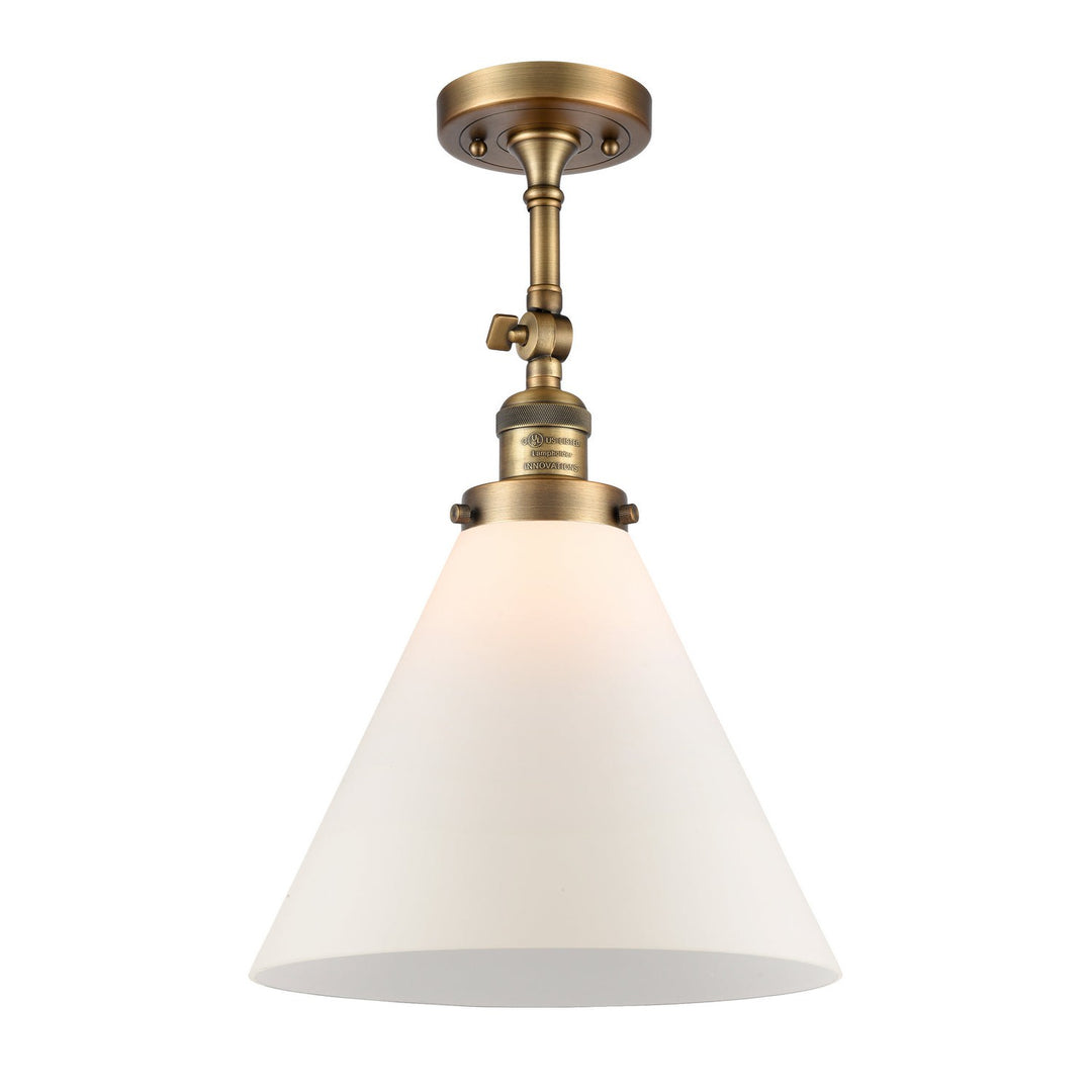 Innovations Franklin Restoration 201F-BB-G41-L-LED Ceiling Light - Brushed Brass