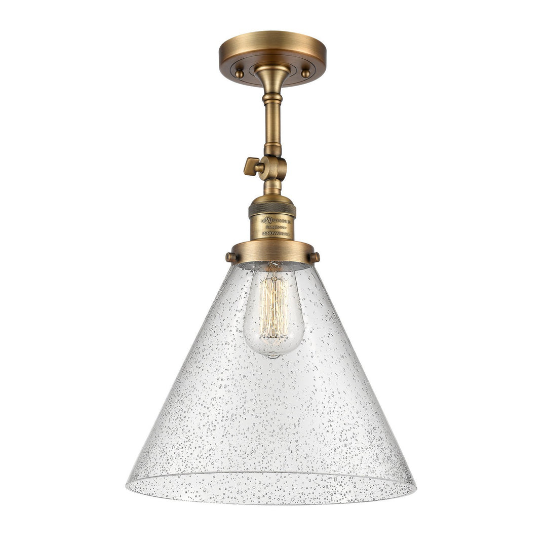 Innovations Franklin Restoration 201F-BB-G44-L-LED Ceiling Light - Brushed Brass