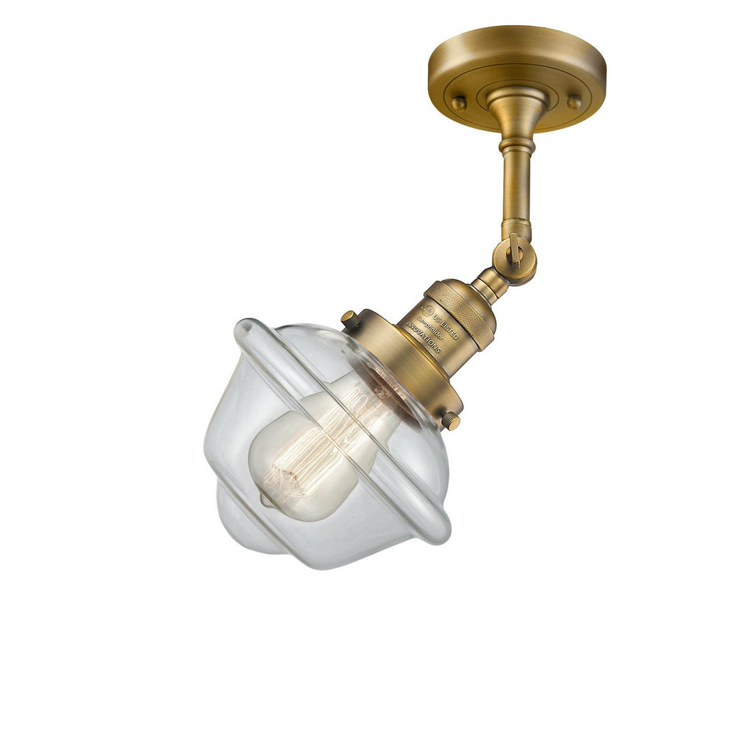 Innovations Franklin Restoration 201F-BB-G532 Ceiling Light - Brushed Brass