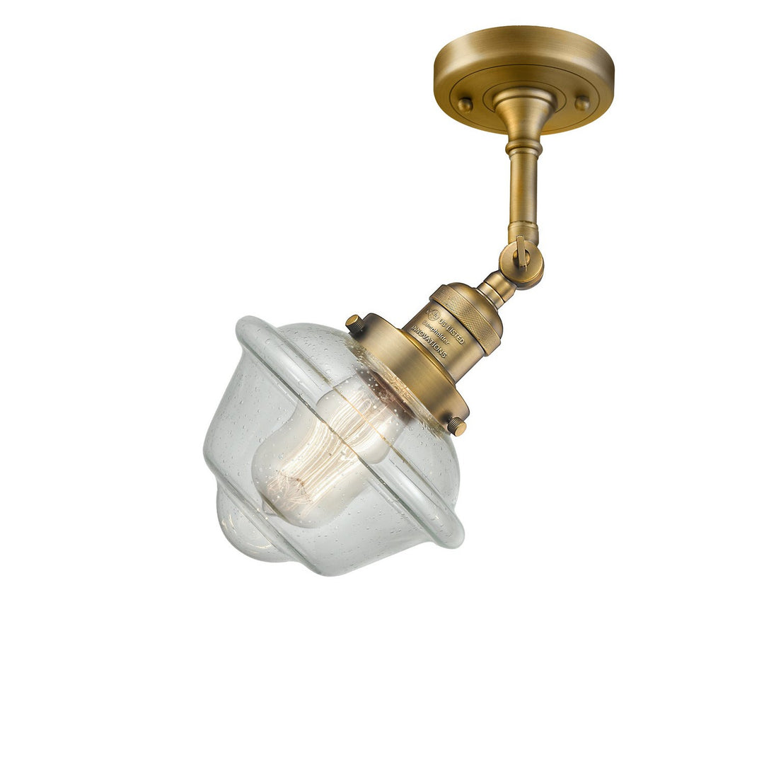 Innovations Franklin Restoration 201F-BB-G534 Ceiling Light - Brushed Brass