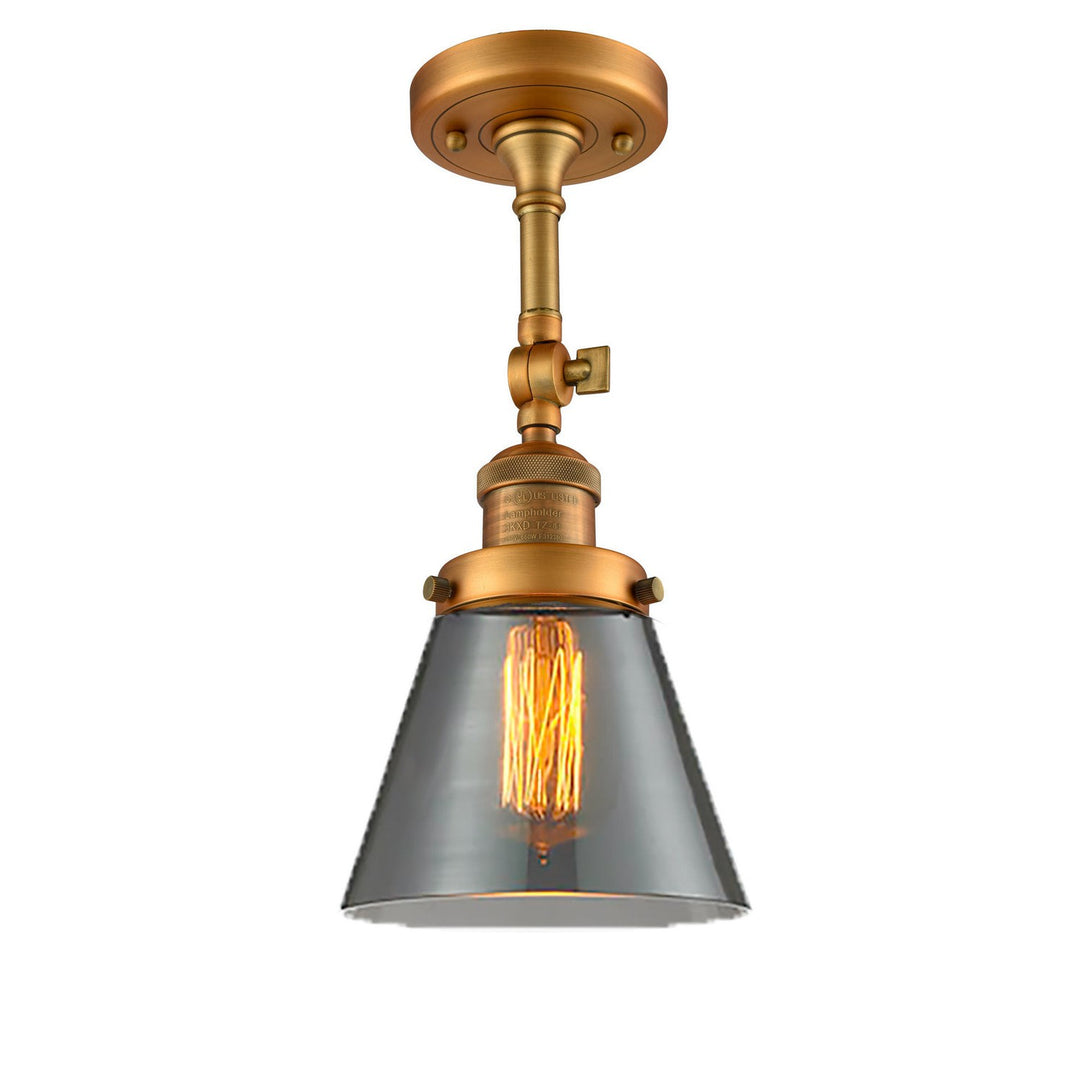 Innovations Franklin Restoration 201F-BB-G63-LED Ceiling Light - Brushed Brass