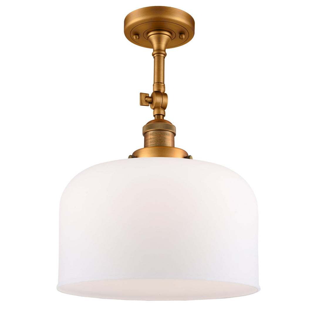 Innovations Franklin Restoration 201F-BB-G71-L-LED Ceiling Light - Brushed Brass