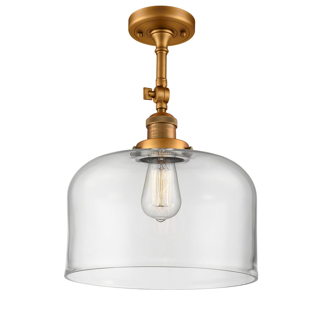 Innovations Franklin Restoration 201F-BB-G72-L Ceiling Light - Brushed Brass