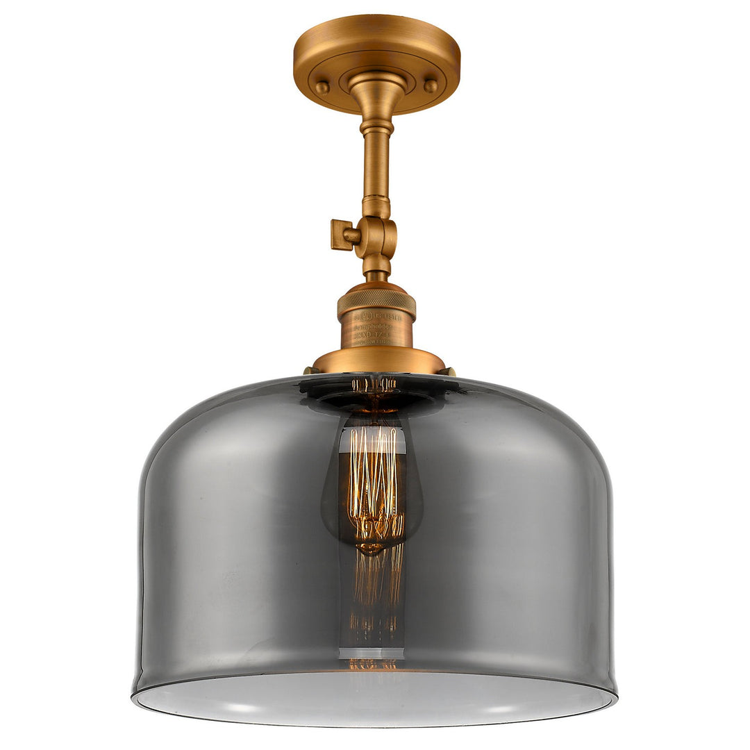Innovations Franklin Restoration 201F-BB-G73-L Ceiling Light - Brushed Brass