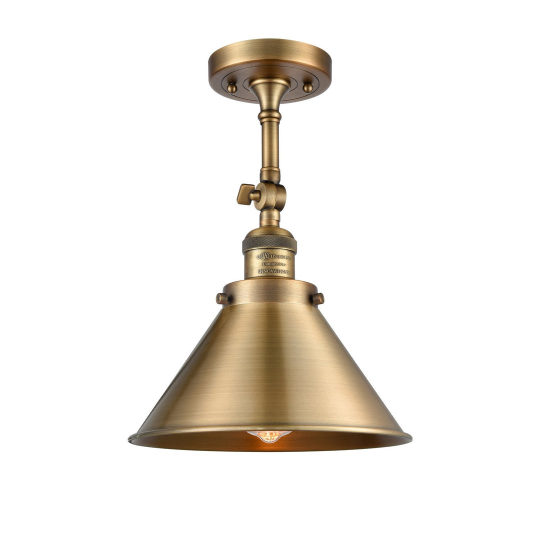 Innovations Franklin Restoration 201F-BB-M10-BB-LED Ceiling Light - Brushed Brass