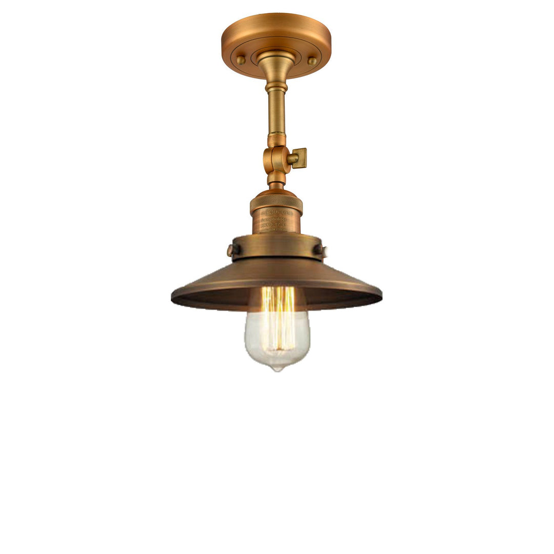 Innovations Franklin Restoration 201F-BB-M4-LED Ceiling Light - Brushed Brass