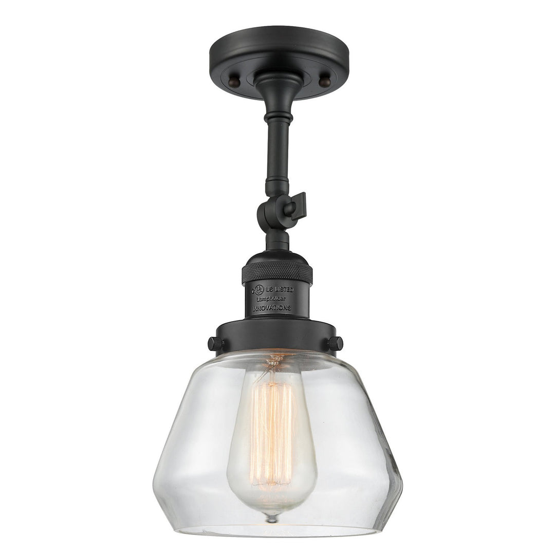 Innovations Franklin Restoration 201F-BK-G172-LED Ceiling Light - Matte Black