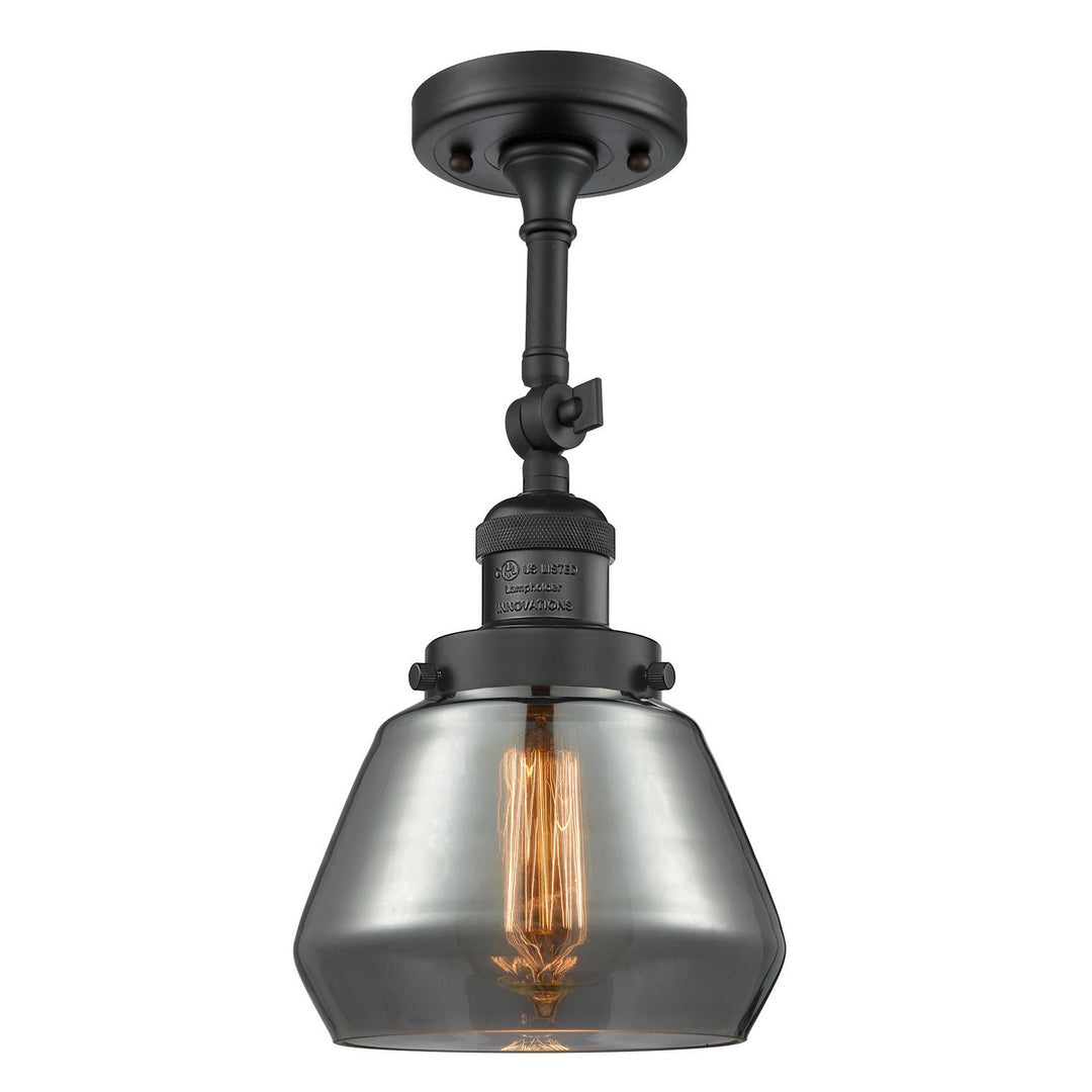 Innovations Franklin Restoration 201F-BK-G173-LED Ceiling Light - Matte Black