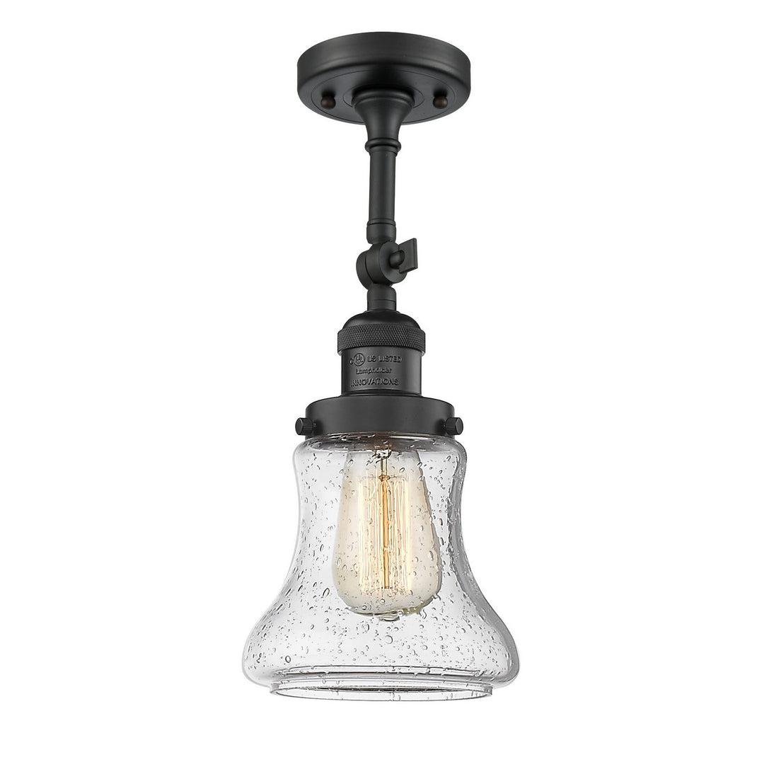 Innovations Franklin Restoration 201F-BK-G194 Ceiling Light - Matte Black
