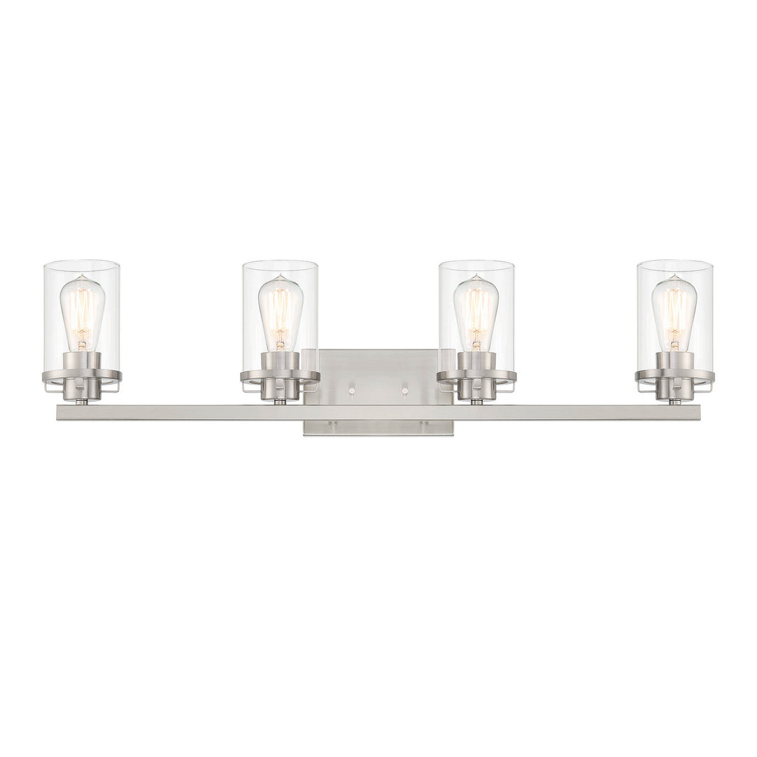 Designers Fountain Jedrek 93304-BN Bath Vanity Light 34 in. wide - Brushed Nickel