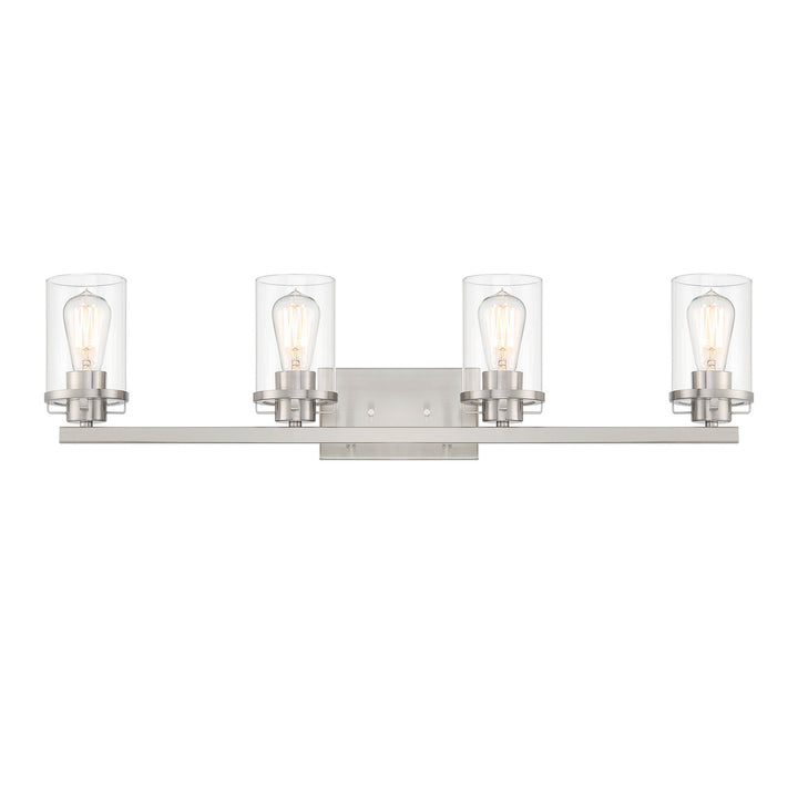 Designers Fountain Jedrek 93304-BN Bath Vanity Light 34 in. wide - Brushed Nickel