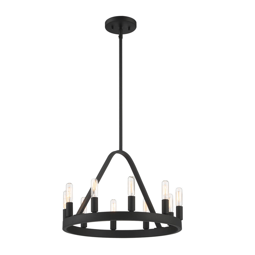 Designers Fountain Carousel D254C-10CH-BK Chandelier Light - Black