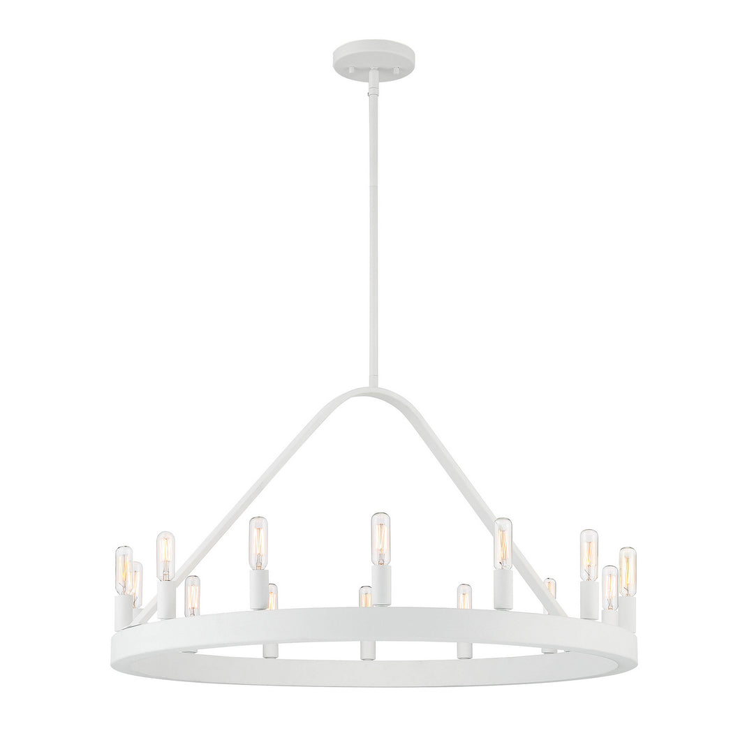 Designers Fountain Carousel D254C-14CH-MW Chandelier Light - Matte White