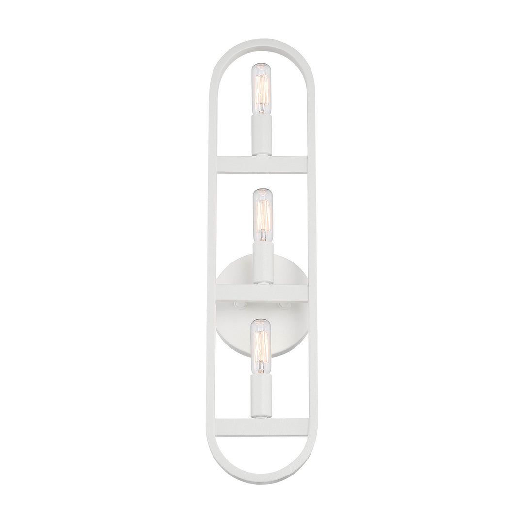 Designers Fountain Carousel D254C-3WS-MW Wall Light - Matte White