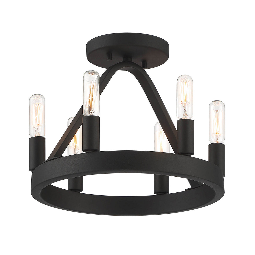 Designers Fountain Carousel D254C-SF-BK Ceiling Light - Black