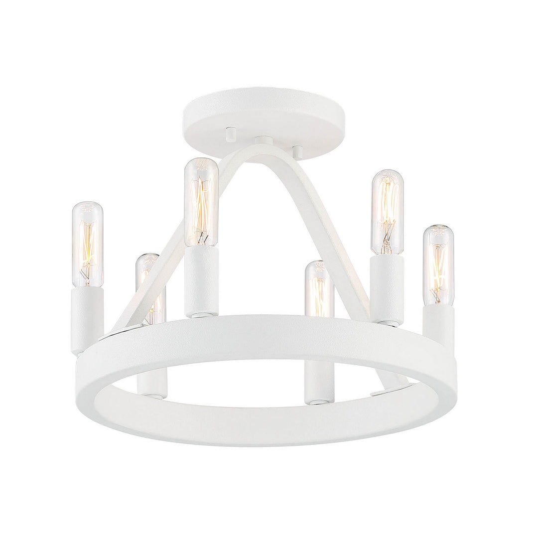 Designers Fountain Carousel D254C-SF-MW Ceiling Light - Matte White