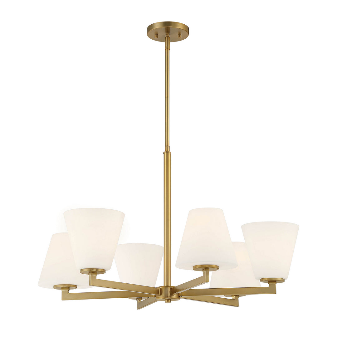 Designers Fountain Palmyra D255M-6CH-BG Chandelier Light - Brushed Gold