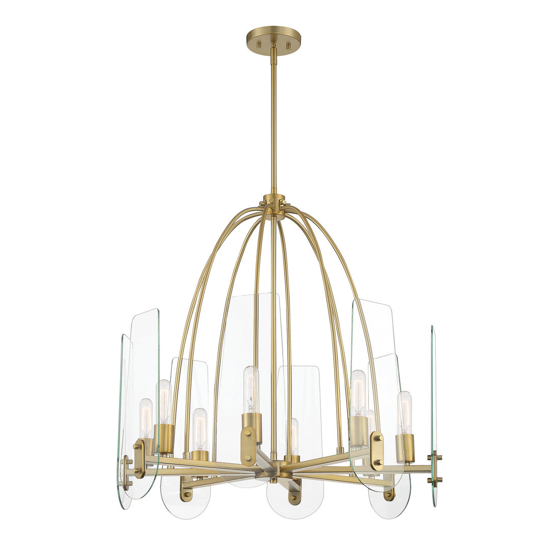 Designers Fountain Bergen Beach D256M-8CH-BG Chandelier Light - Brushed Gold