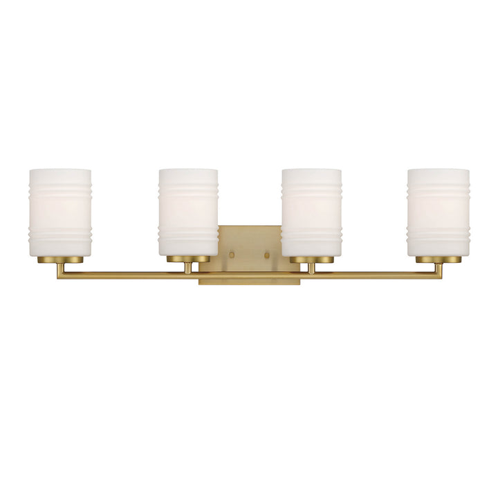 Designers Fountain Leavenworth D257M-4B-BG Bath Vanity Light 33 in. wide - Brushed Gold