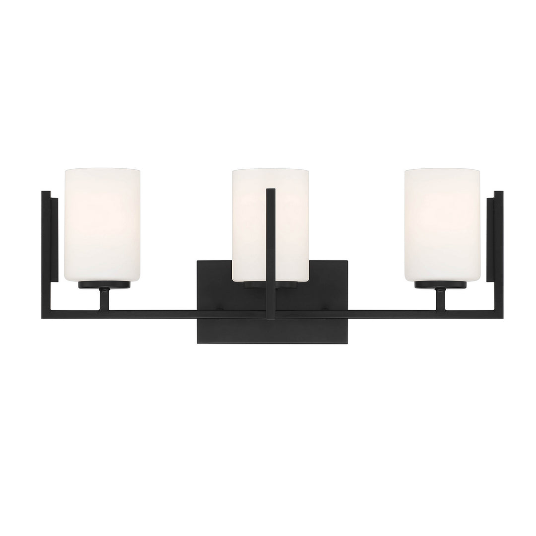 Designers Fountain Cambria D258M-3B-MB Bath Vanity Light 24 in. wide - Matte Black