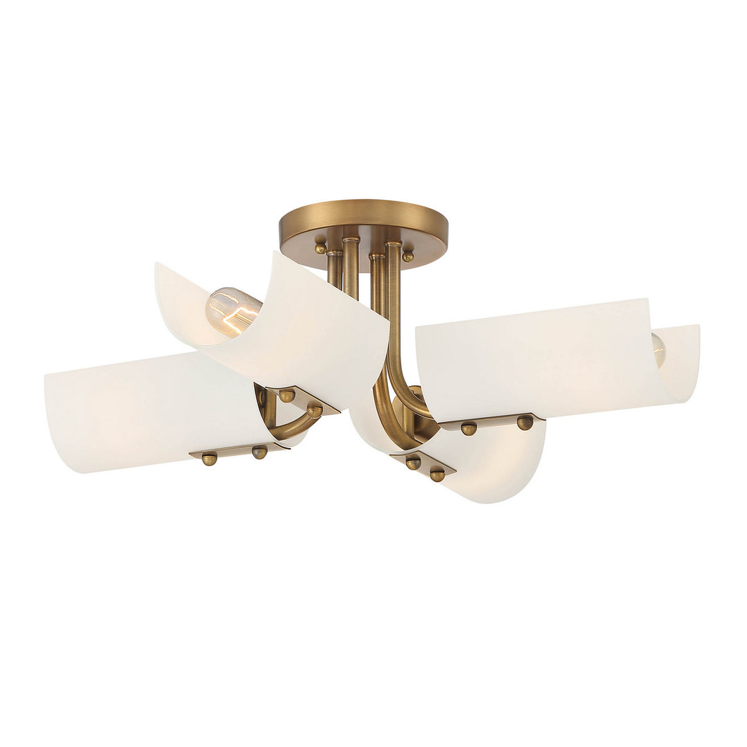 Designers Fountain Manhasset D259M-SF-OSB Ceiling Light - Old Satin Brass