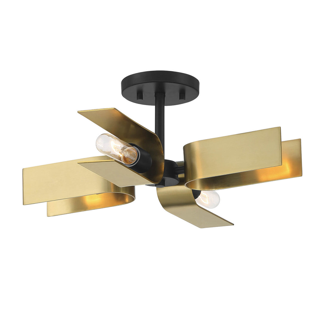Designers Fountain U Turn D263M-SF-MB Ceiling Light - Matte Black