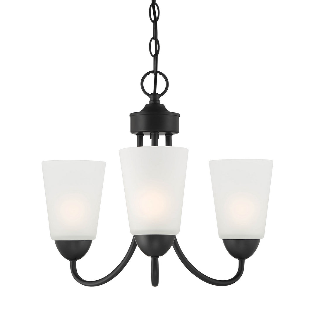 Designers Fountain Malone D267M-3CH-MB Chandelier Light - Matte Black