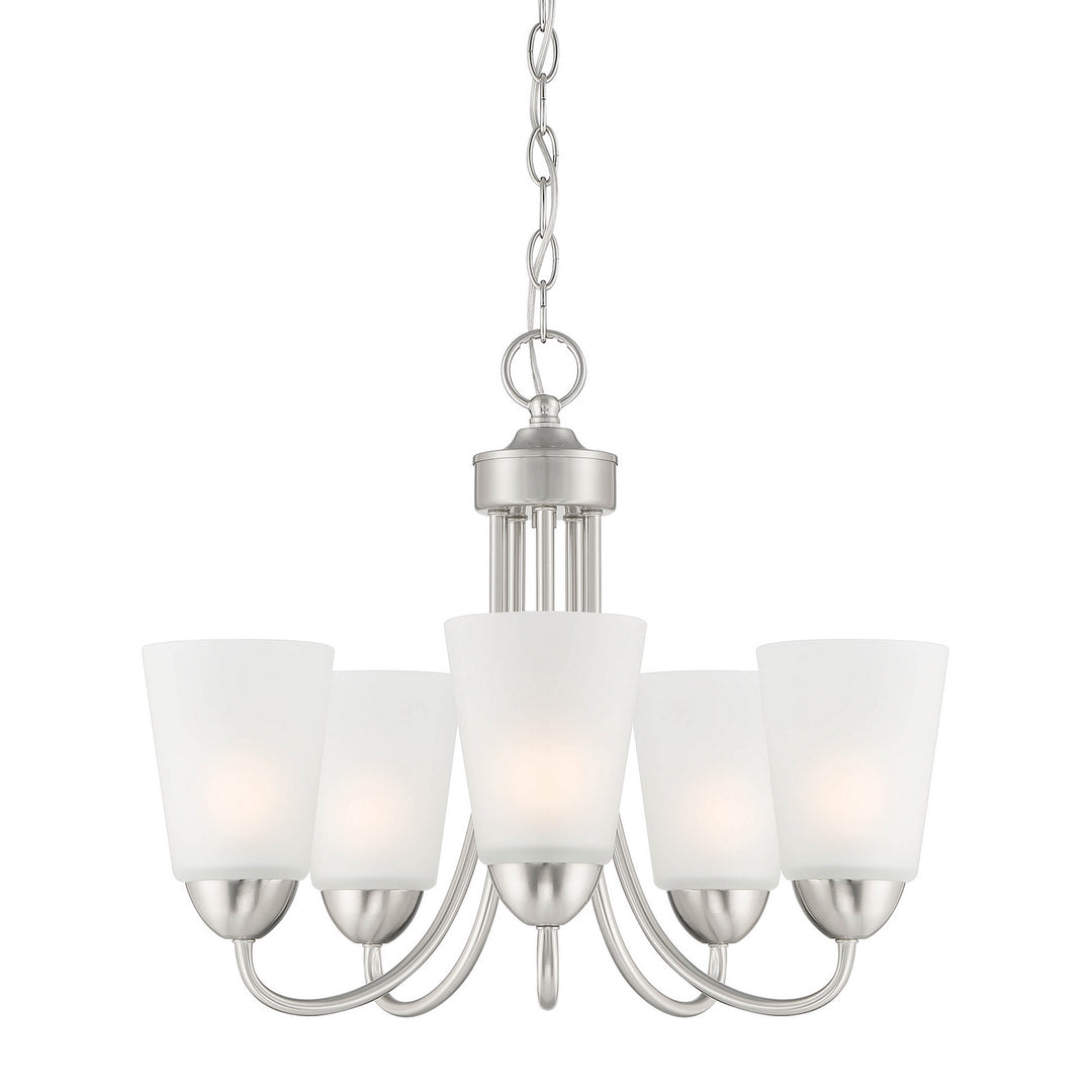 Designers Fountain Malone D267M-5CH-BN Chandelier Light - Brushed Nickel