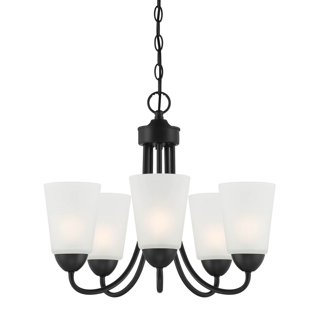 Designers Fountain Malone D267M-5CH-MB Chandelier Light - Matte Black