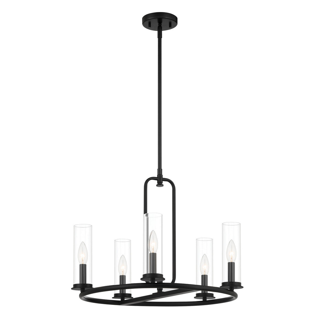 Designers Fountain Hudson Heights D268C-5CH-MB Chandelier Light - Matte Black