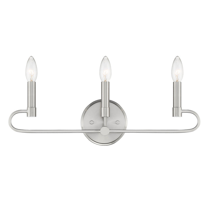 Designers Fountain Summit D269C-3B-BN Bath Vanity Light 20 in. wide - Brushed Nickel