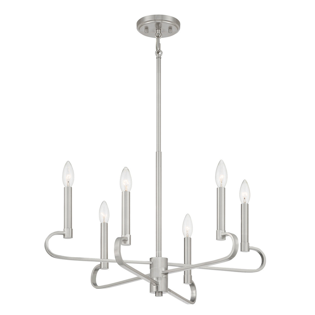 Designers Fountain Summit D269C-6CH-BN Chandelier Light - Brushed Nickel