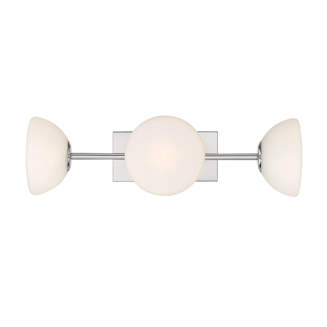 Designers Fountain Zio D270H-3B-PN Bath Vanity Light 24 in. wide - Polished Nickel