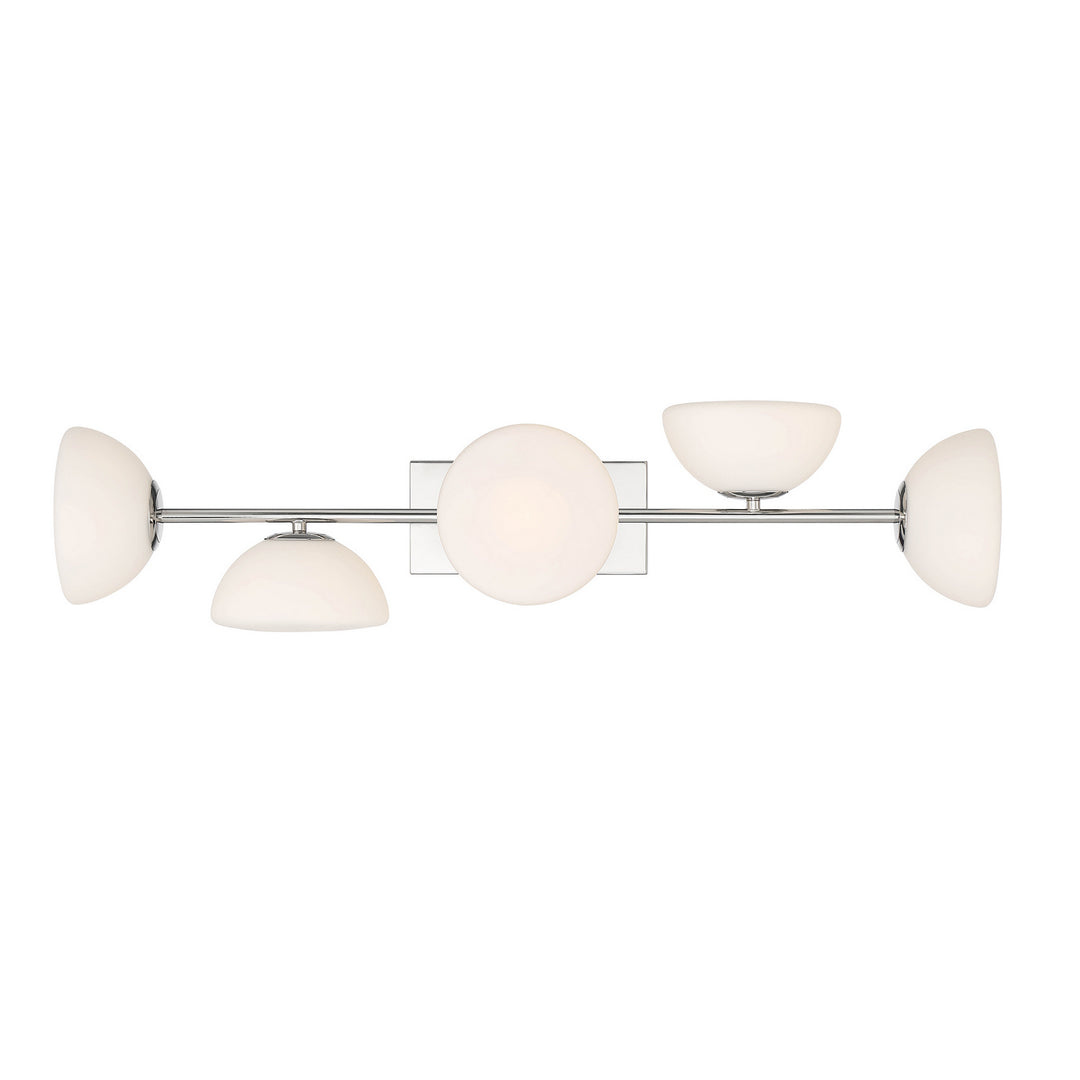 Designers Fountain Zio D270H-5B-PN Bath Vanity Light 36 in. wide - Polished Nickel