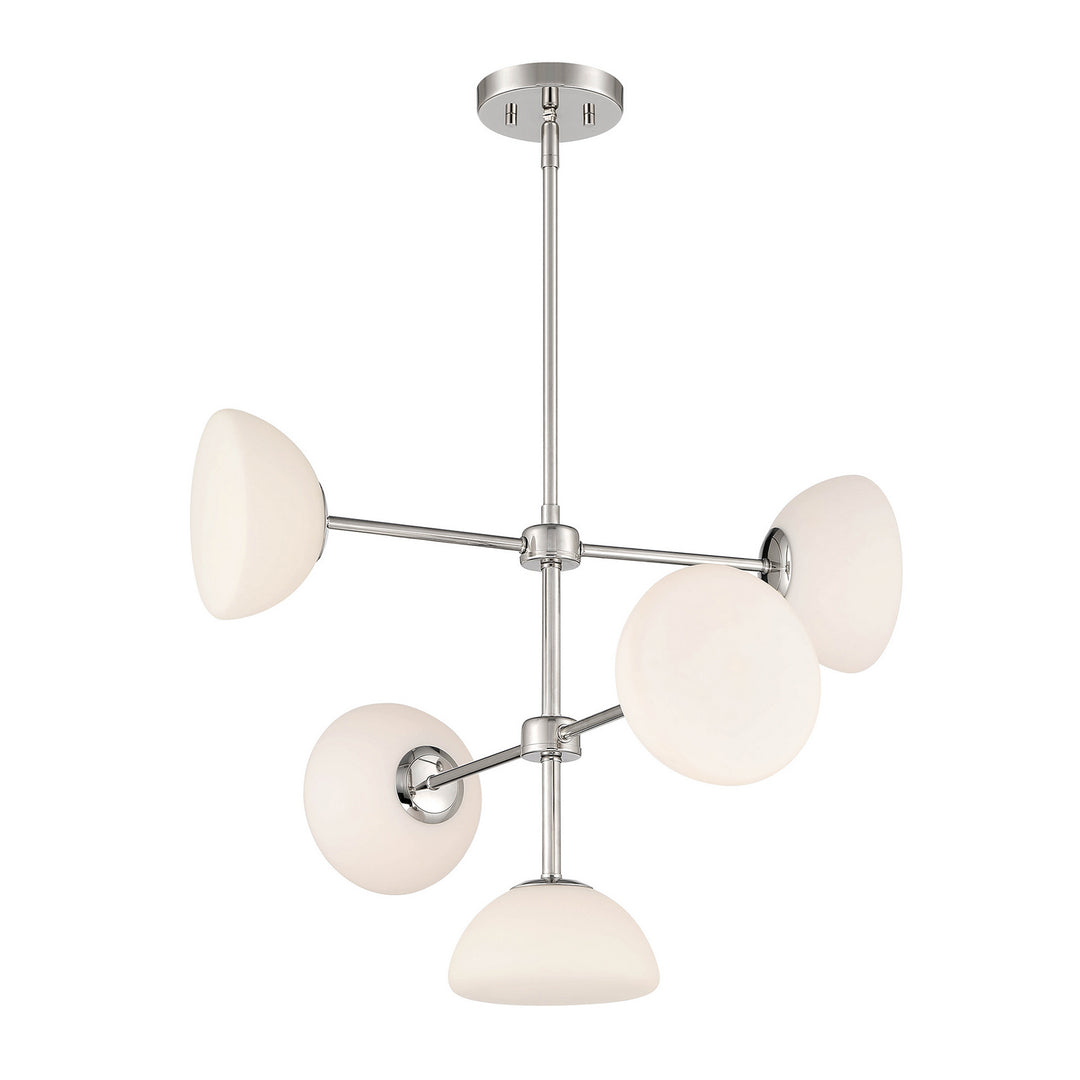 Designers Fountain Zio D270H-5CH-PN Chandelier Light - Polished Nickel