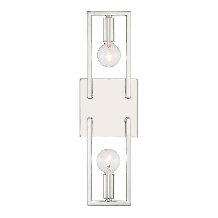 Designers Fountain Finni D271C-2WS-PN Wall Light - Polished Nickel
