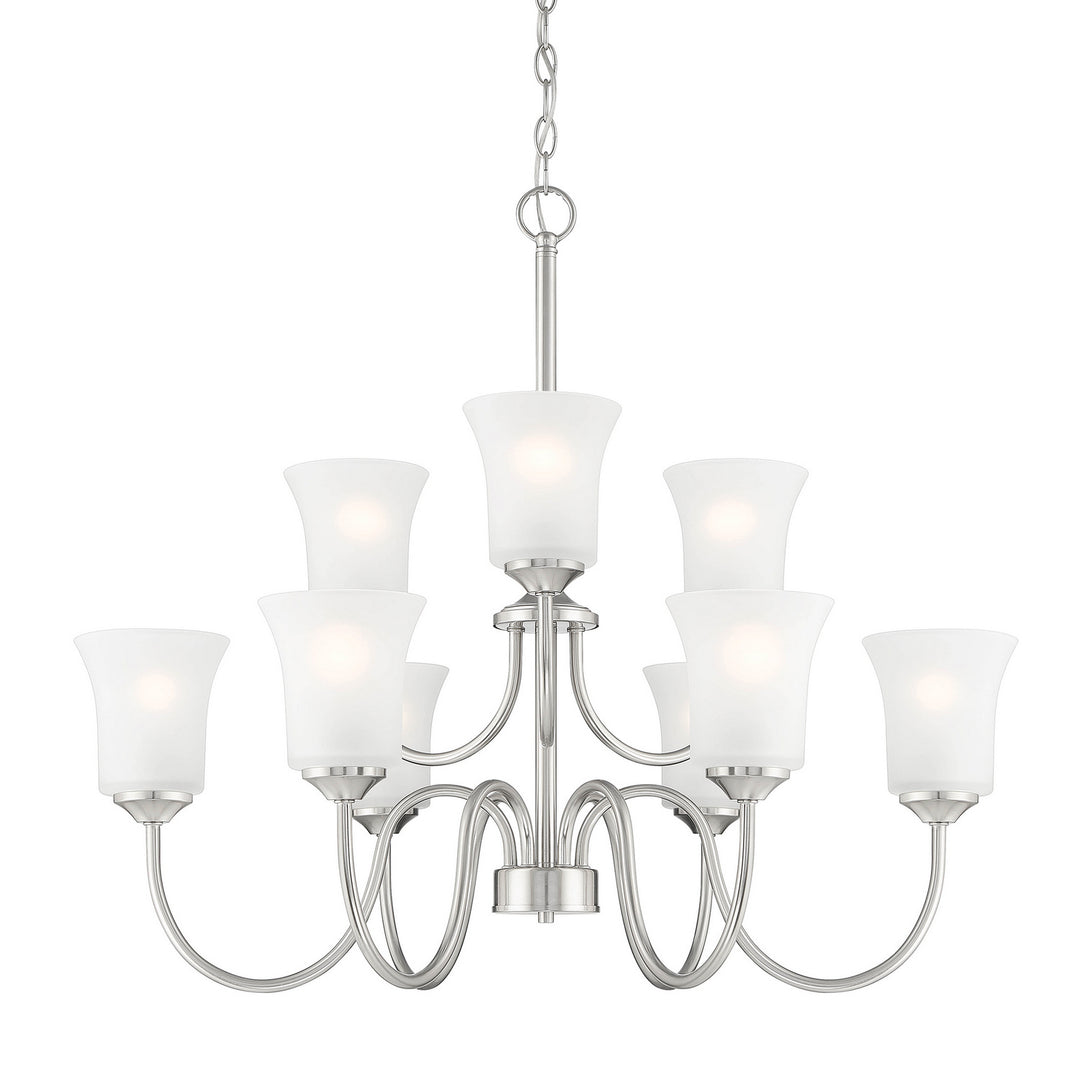 Designers Fountain Bronson D278M-9CH-BN Chandelier Light - Brushed Nickel