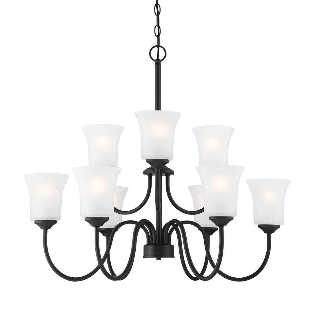 Designers Fountain Bronson D278M-9CH-MB Chandelier Light - Matte Black