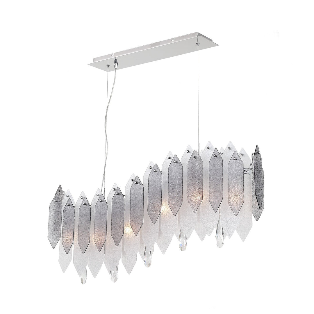 Zeev Stratus CD10096-6-CH-SMF Pendant Light - Chrome