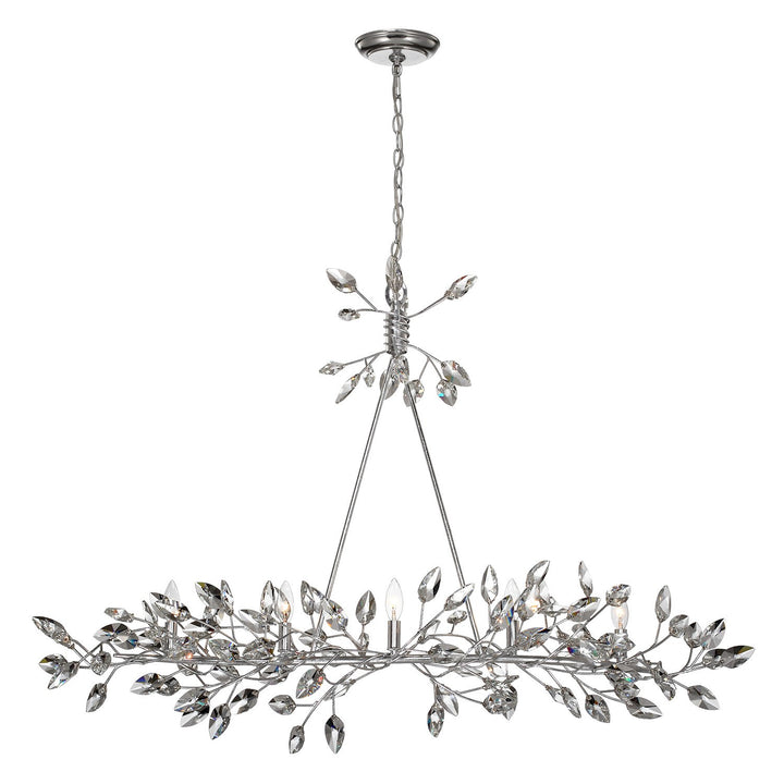 Zeev Misthaven CD10102-5-SL-CL Pendant Light - Silver Leaf