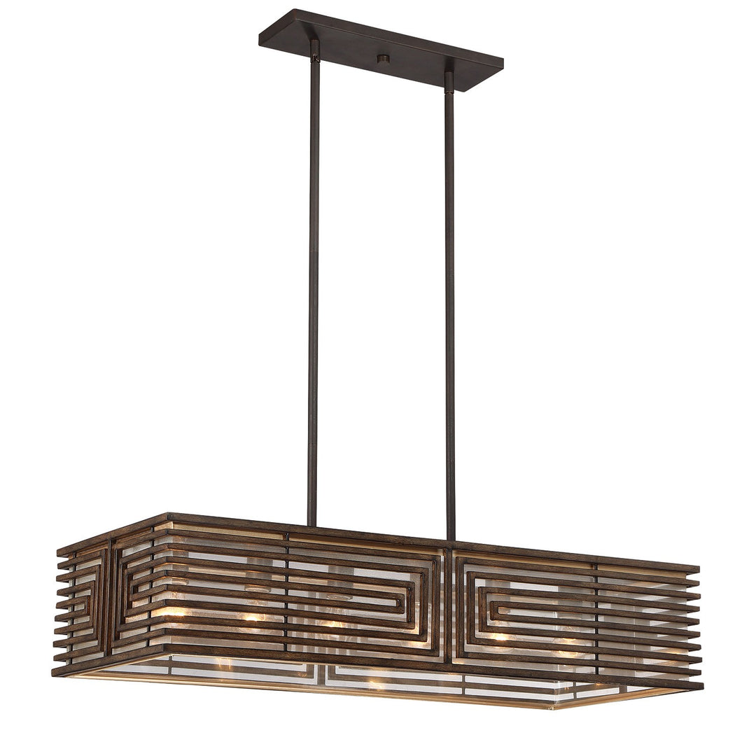 Zeev Vicis CD10122-6-BZ-WD Pendant Light - Bronze
