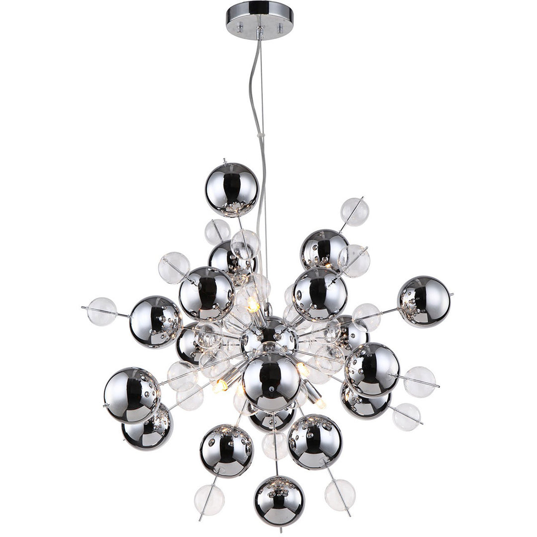 Zeev Proton CD10140-8-CH Chandelier Light - Chrome