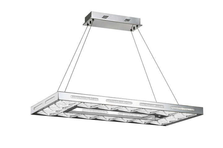 Zeev Hyperion CD10143-LED-CH Pendant Light - Chrome